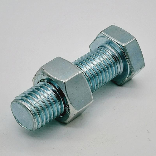 DIN933六角头螺栓电镀蓝白锌出口标准