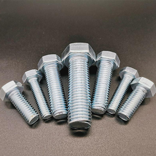 六角螺栓DIN933-4.8级全牙螺栓M8x30（蓝白锌系列）